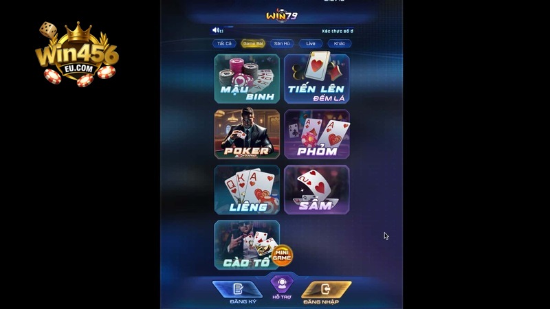 Kho game bài Win456.